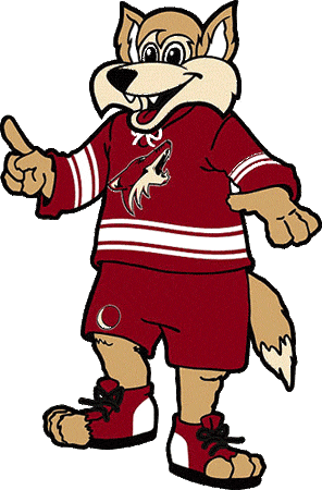 Arizona Coyotes 2003 04-2006 07 Mascot Logo vinyl decal